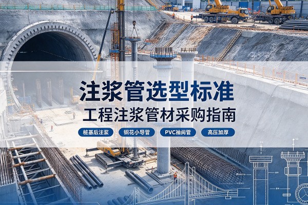 平武注浆管选型标准