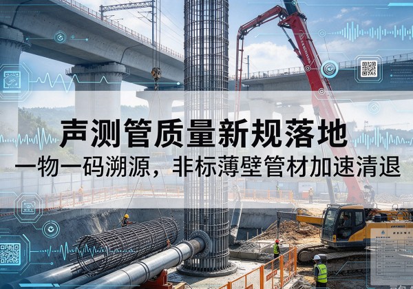 平武声测管质量新规落地，一物一码溯源，非标薄壁管材加速清退