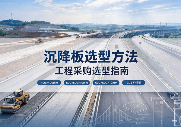 平武沉降板选择方法